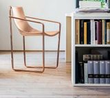 APELLE H65 M CU barová dizajnová stolička kožená