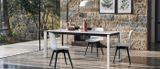 BLADE Jedálenský stôl s rozťahovaním sklo dyha keramika