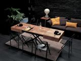 BOX LEGNO stôl multifunkčný 2v1 drevený rozťahovací výškovo nastaviteľný OZZIO