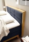 BOXSPRING luxusná čalúnená pružinová posteľ