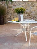 CAPRI záhradný kruhový stôl pevný
