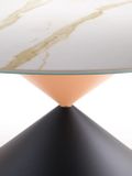 CLESSIDRA dizajnový stôl pevný kruhový