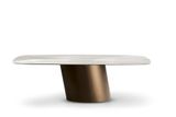 DORADO dizajnový jedálenský zaoblený stôl