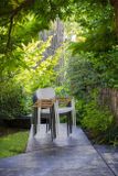 EDEN záhradná stolička podrúčka teak