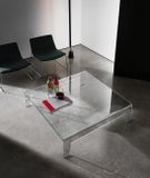 FROG dizajnový konferenčný sklenený stolík