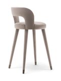 HOLLY dizajnová barová stolička SG čalunené nohy s kovovou špičkou