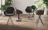 OSKAR barová dizajnová stolička, výškovo nastaviteľná, otočná