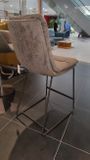 PADI barová stolička lyžinová podnož zdvojené čalúnenie