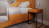 IMPALA Kráľovská dizajnová posteľ s úložným priestorom