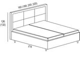 IMPALA dizajnová posteľ s úložným priestorom