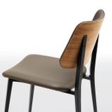 JOE barová stolička H65 / H75 čalúnená s kovovou podnožou