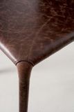 LUNETTE jedálenská stolička celočalúnená koža OZZIO