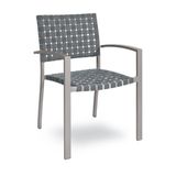 MEDI TEX deluxe bianco biela záhradná stolička bez podrúčky