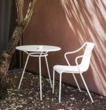 OLA OUT outdoorové barové stoličky z kovu stohovateľné
