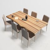PECHINO dizajnový pevný jedálenský stôl masív