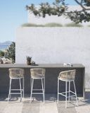 PLEASURE barová záhradná stolička