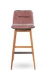 SALINOS barová stolička s masívnou podnožou