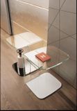 SCHELL dizajnový sklenený konferenčný stolík SOVET