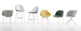 SONNY PB dizajnová stolička kresielko s podrúčkami kovová podnož