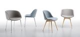SONNY P L dizajnová stolička kresielko drevená podnož