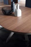 EMISFERO dizajnový jedálenský stôl s rozťahovaním