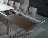 ZEUS luxusný jedálenský rozťahovací stôl s masívnou podnožou