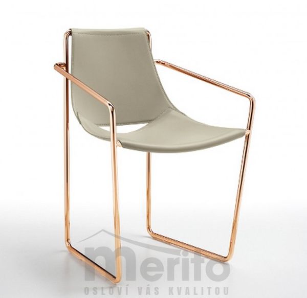 APELLE P M CU dizajnová stolička s podrúčkami