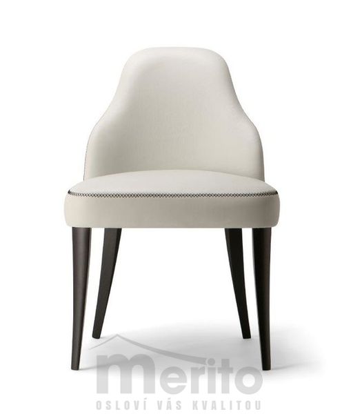 CHICAGO dizajnová stolička S masívne nožičky rôzne morenia látka koža