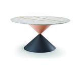 CLESSIDRA dizajnový stôl pevný kruhový