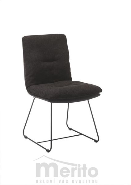 D 27 stolička s kovovou podnožou extra mäkký sed