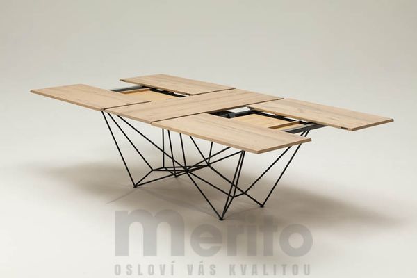 FIL8 dizajnový jedálenský stôl s rozťahovaním OZZIO