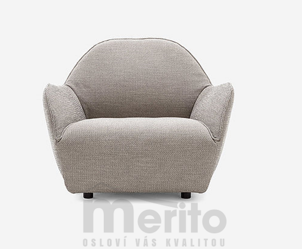 HS480 Hülsta sofa dizajnové oblé kreslo