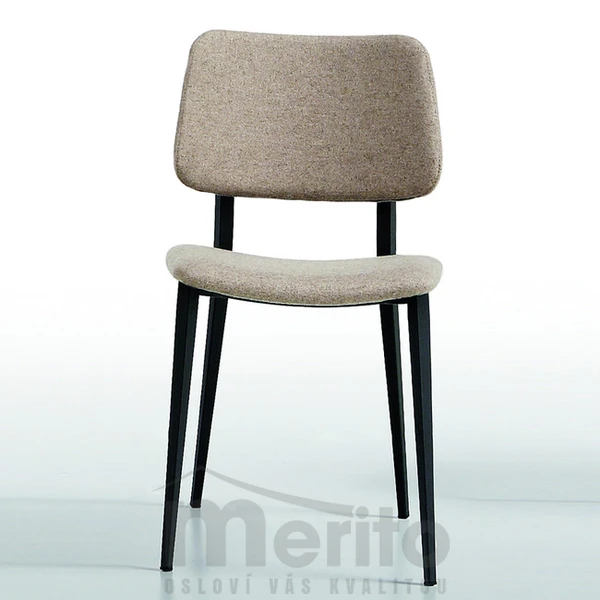 JOE SM-CU stolička čalúnená s kovovou podnožou