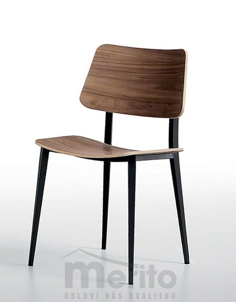 JOE SM-LG stolička dyhovaná s kovovou podnožou