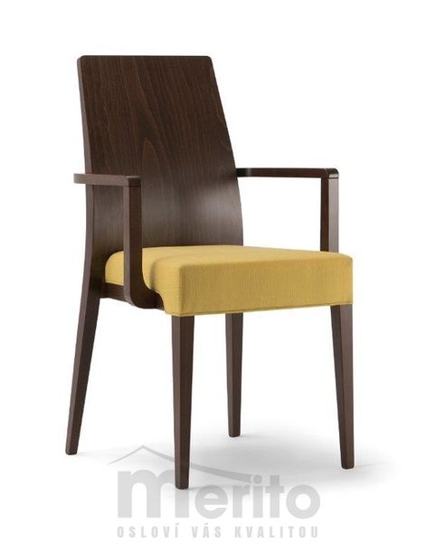 MADRID dizajnová stolička SB masívne nožičky drevená opierka
