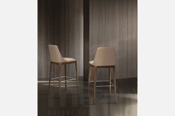 MAX De Luxe stolička barová drevo