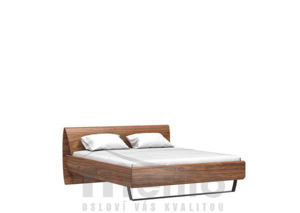 PULSO luxusná posteľ drevená orech