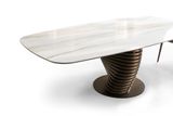 ROTOLO dizajnový zaoblený jedálenský stôl