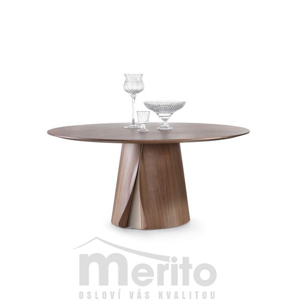 SHELL luxusný jedálenský stôl s možnosťou otáčania stredovej časti